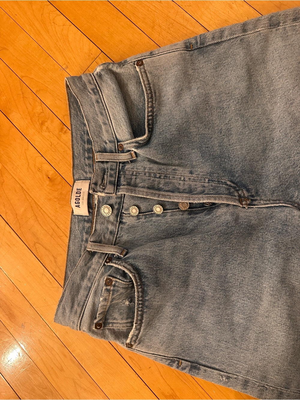 Agolde DENIM CLASSIC size 25 & size 26 LANA Jeans 31” inseam